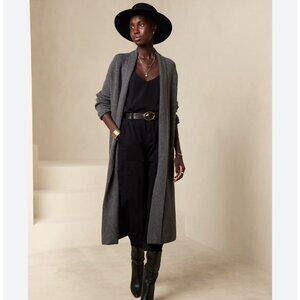 Extra Long Ribbed Duster Banana Republic Factory